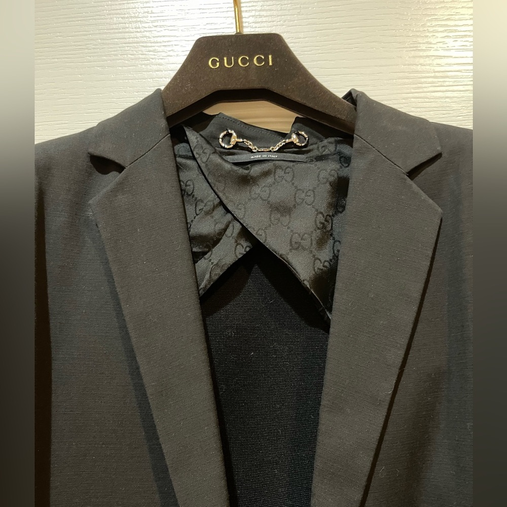 Black Gucci Blazer